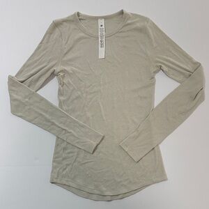 lululemon athletica Light Beige Long Sleeve Top 4